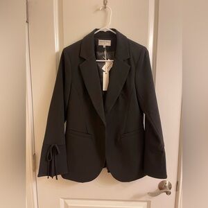 NEW WITH TAGS! Black Swan Blazer with Ties on Sleeves